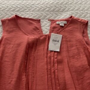 J. Jill Pink Sleeveless Blouse